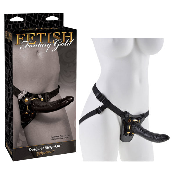 Fetish Fantasy Gold Designer Strap-On - Club X